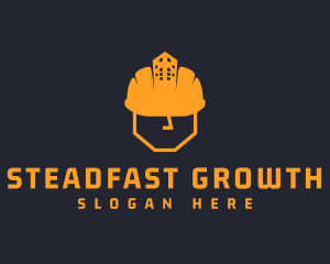Hard Hat Building Construction logo