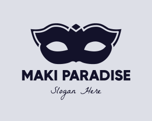 Masquerade Mask Party Parade  logo design