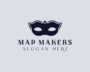 Masquerade Mask Party Parade  logo design