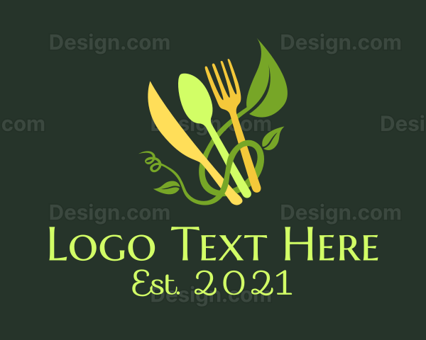 Organic Food Utensils Logo