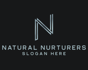 Company Agency Brand Letter N logo design