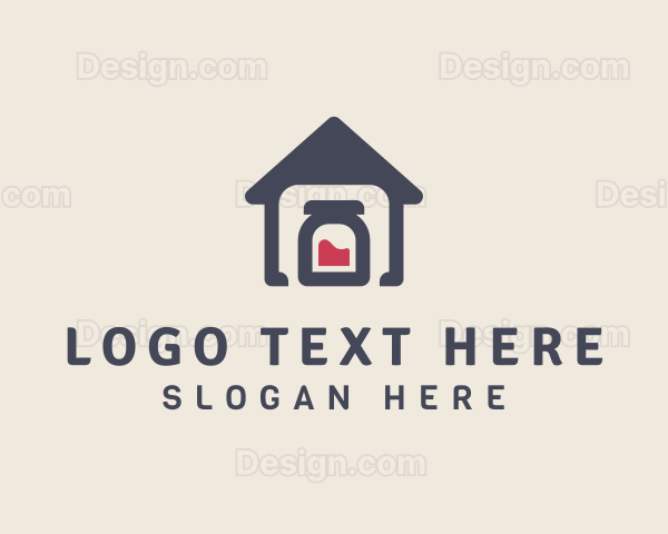 House Bottle Jar Logo