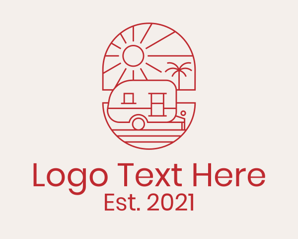 Trailer Truck logo example 1