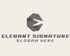 Freight Logistics Letter E logo design