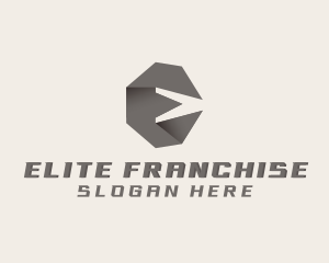 Freight Logistics Letter E logo design