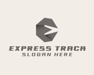 Freight Logistics Letter E logo design