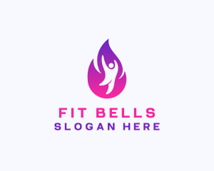 Fire Gym Fitness  Logo