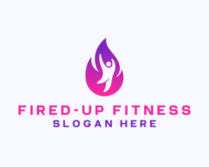 Fire Gym Fitness  logo