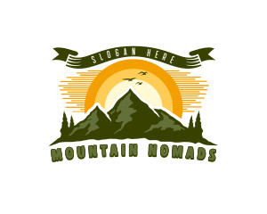 Mountain Summit Adventure logo design