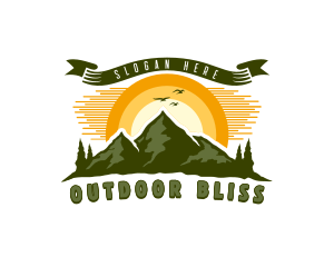 Mountain Summit Adventure logo design