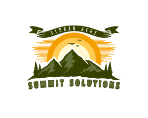 Mountain Summit Adventure logo design