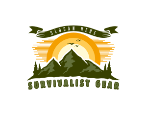 Mountain Summit Adventure logo design