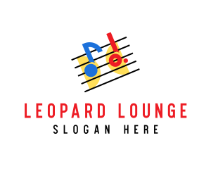 Retro Music Lounge  logo design