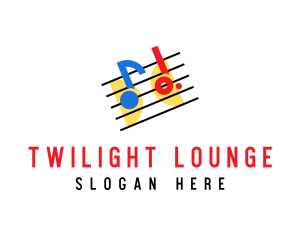 Retro Music Lounge  logo design