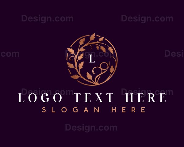 Stylish Vineyard Garden Logo