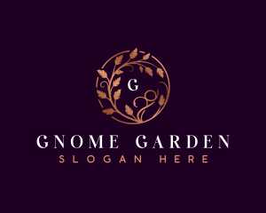 Stylish Vineyard Garden logo design