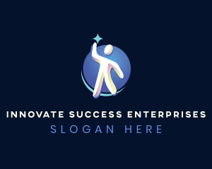 Human Star Success logo design