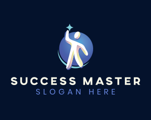 Human Star Success logo design