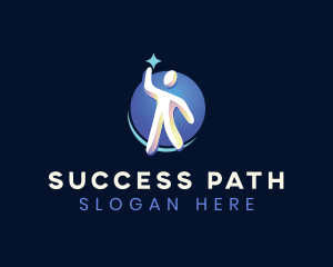 Human Star Success logo design