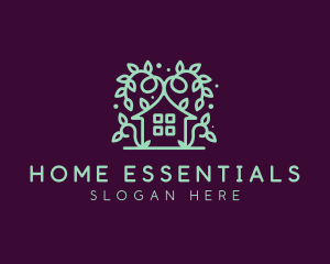 Magical Green Garden Home logo design