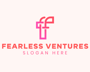 Minimalist Company Letter F logo design