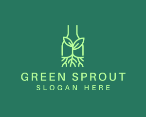 Monoline Sprout Bottle  logo design