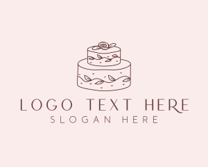 Floral Cake Dessert logo