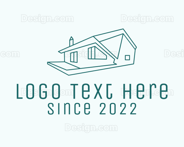 Green Tiny House Contractor Logo