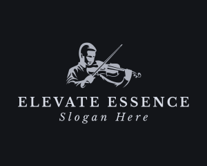 Violin Musician Instrument Logo