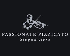 Violin Musician Instrument logo