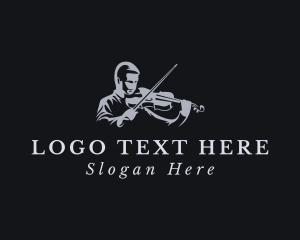 Violin - Violin Musician Instrument logo design
