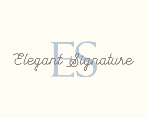 Cursive Elegant Branding logo design