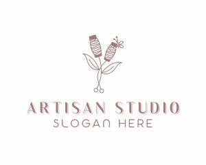 Stitching Sewing Yarn logo design