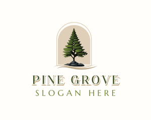 Pine Tree Forestry logo design