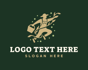Agriculture Farmer Plant logo