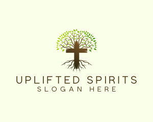 Tree Crucifix Ministry logo design