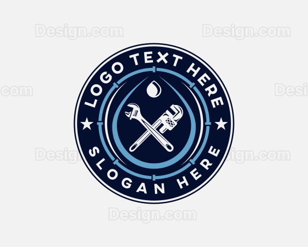 Plumber Handyman Fix Logo