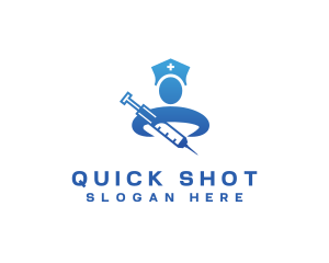 Nurse Medical Vaccine logo design