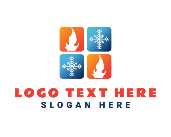 Flame logo example 1