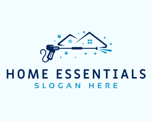 Pressure Washer Home logo design