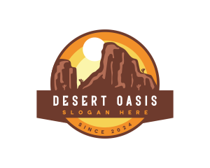 Mountain Outback Desert logo design