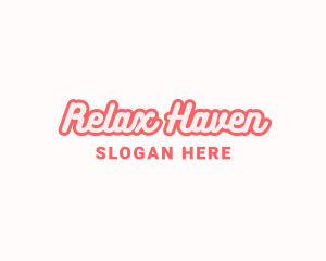 Retro Fashion Cursive logo