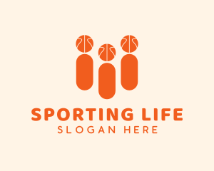 Basketball Sports Fans  logo