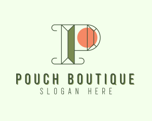 Classy Boutique Letter P logo design