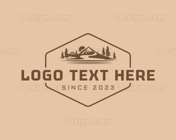 Outdoor Camping Adventure Logo