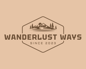 Outdoor Camping Adventure logo design