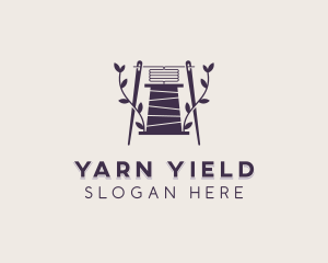 Needle Vines Yarn logo design