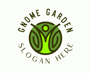 Human Wellness Gardening  logo design