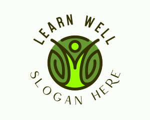 Human Wellness Gardening  logo design