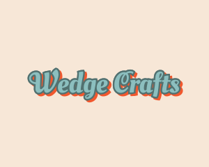 Retro Cursive Business logo design